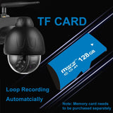 Smart Auto Tracking IP WIFI Outdoor Security Camera AI humanoid detection